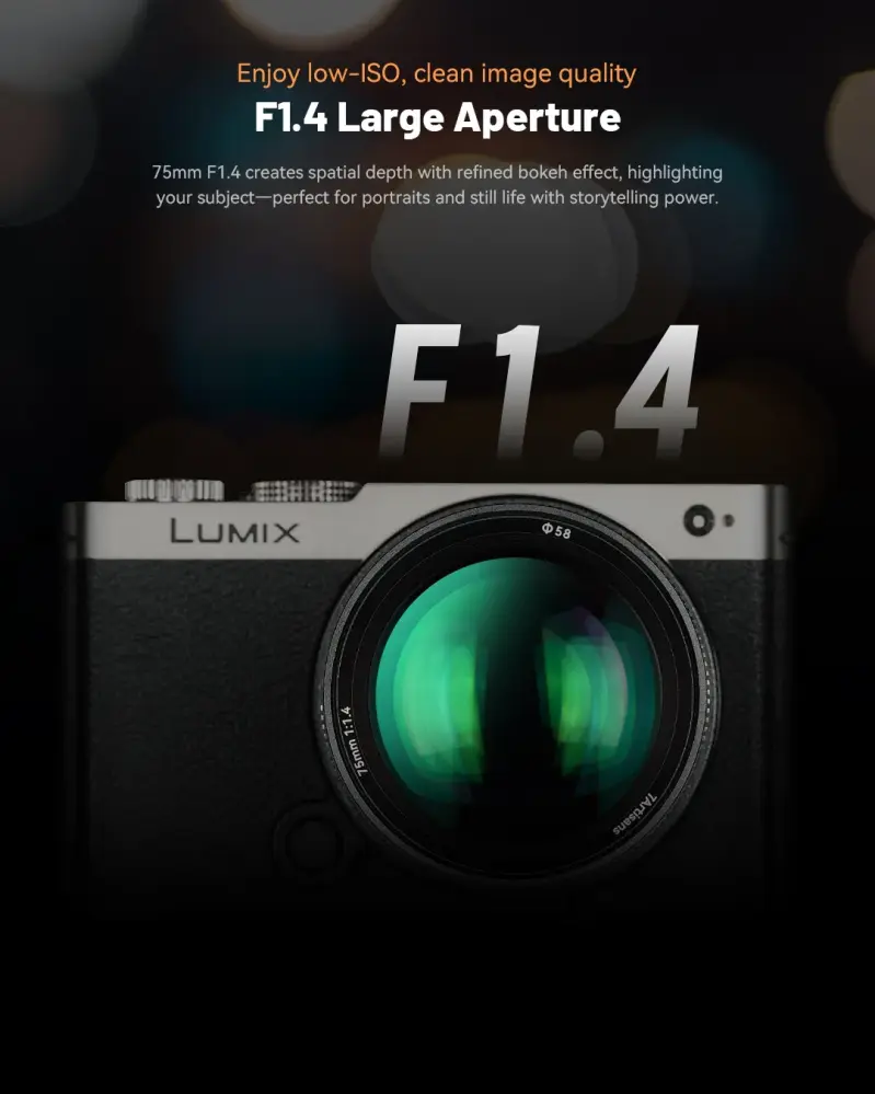 Artisans 75mm f/1.4 portrætobjektiv til Nikon Z