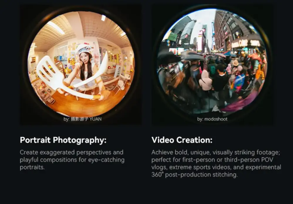 AstrHori 6mm f/2,8 Fisheye til Canon RF (fullformat, cirkulært billede)