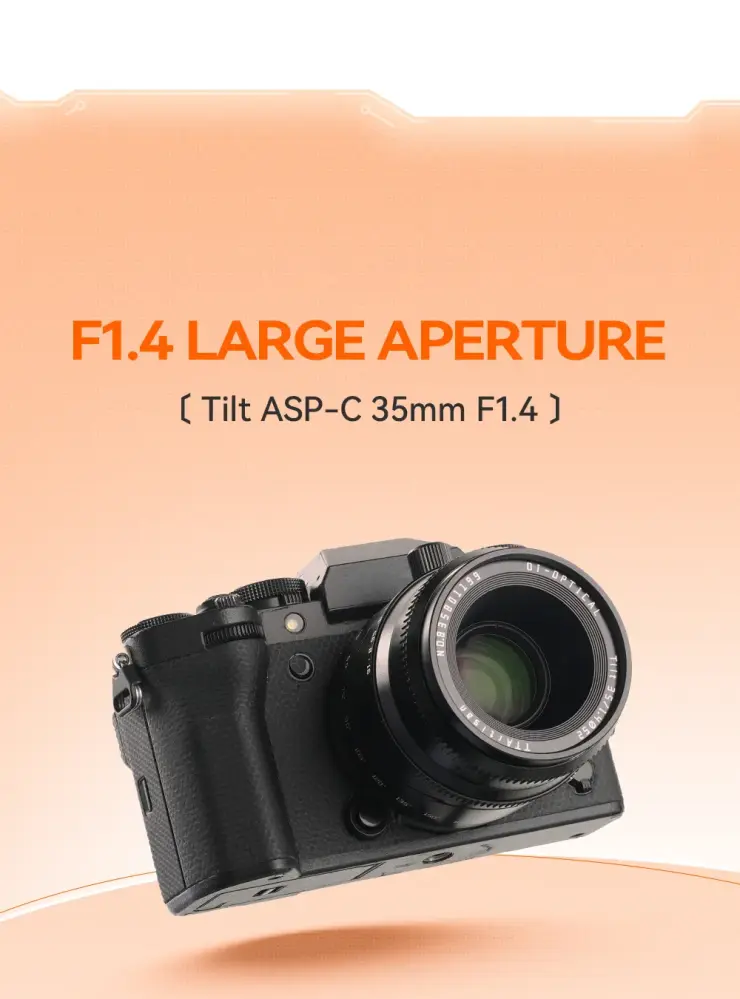 TTArtisan Tilt 35mm f/1.4 APS-C objektiv för Micro 4/3