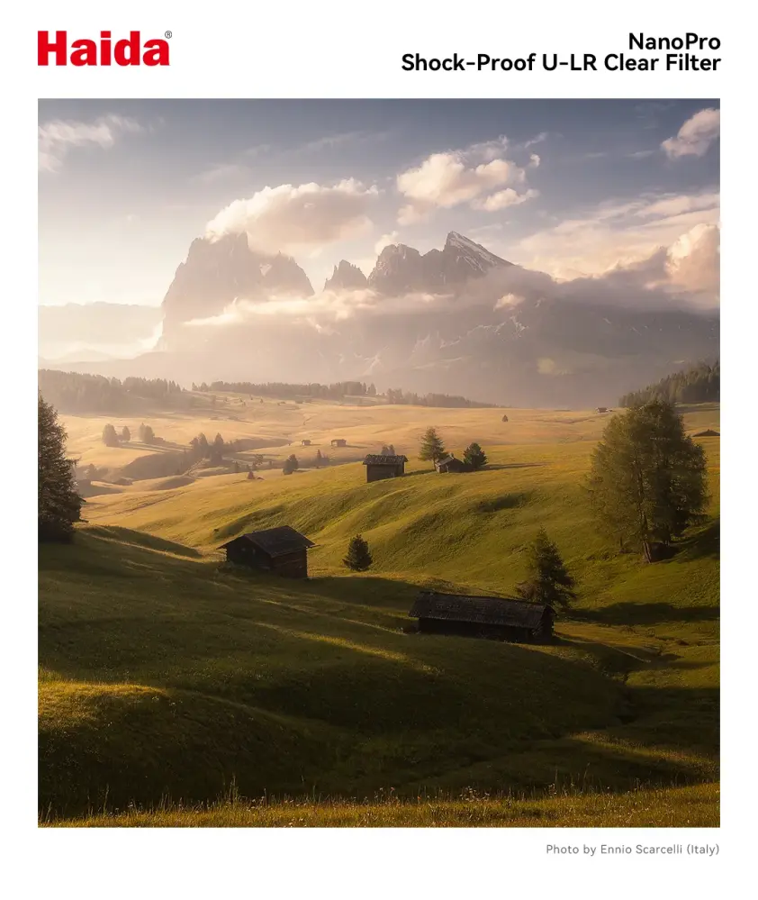 Haida NanoPro Shock-Proof U-LR Clear Filter – 99,9 % lysgennemgang