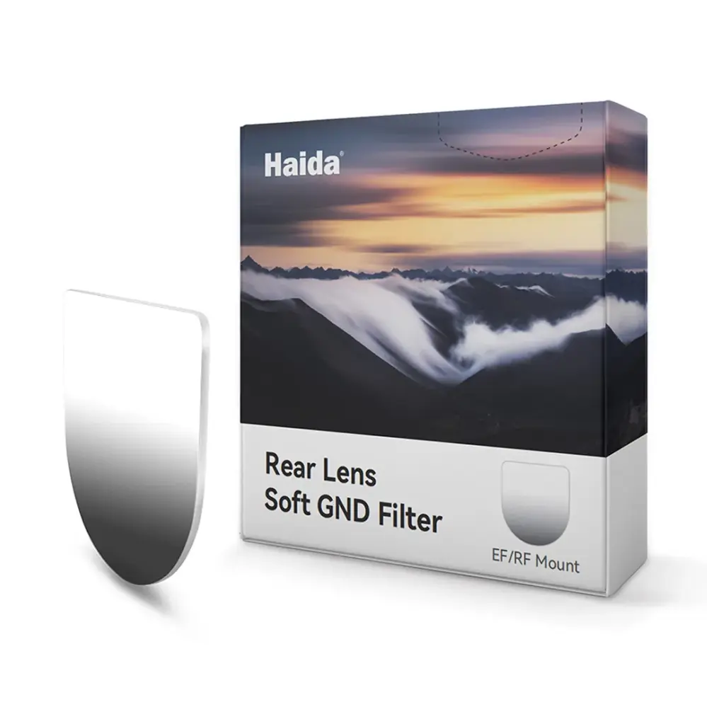Haida bagmonteret objektivfilter Soft GND ND1.2 HD4872 til EF vidvinkelobjektive