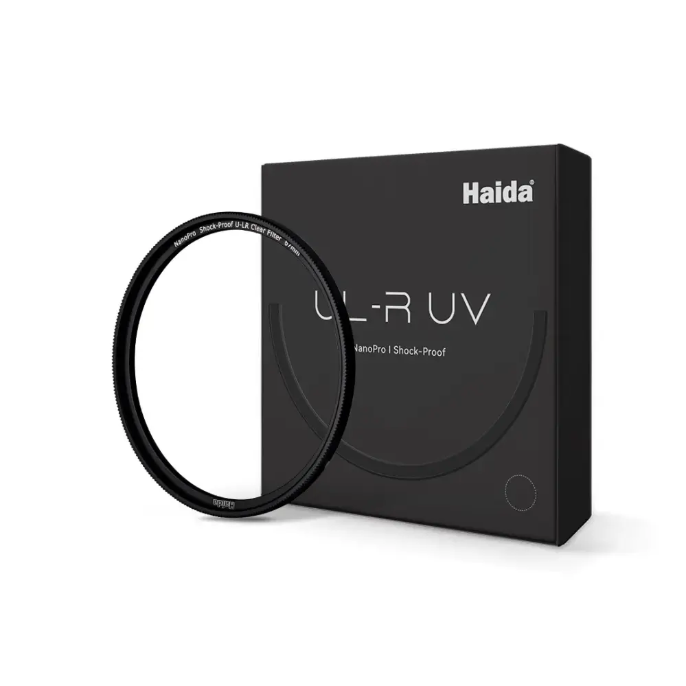 Haida NanoPro Shock-Proof U-LR Clear Filter – 99,9 % lysgennemgang