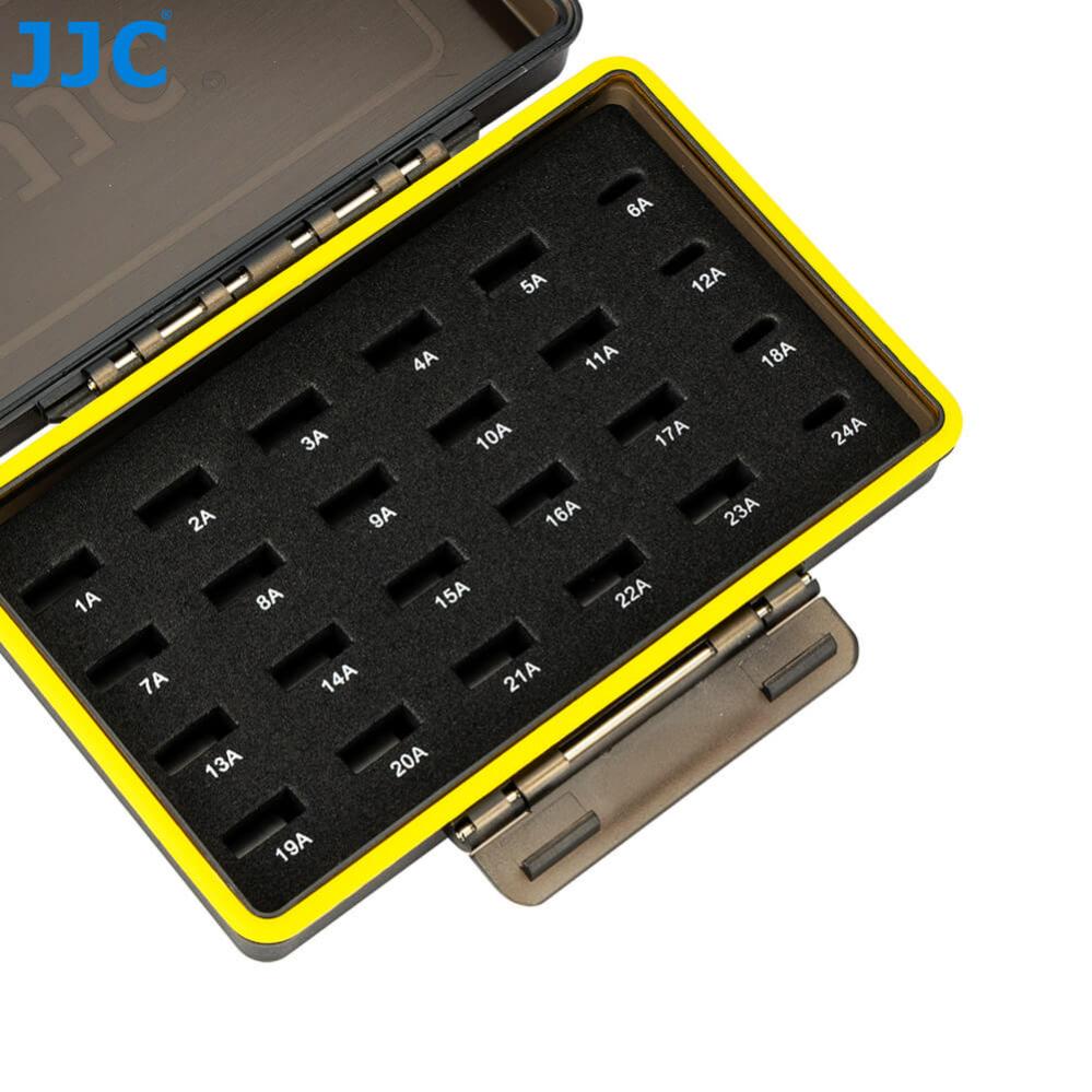 JJC hårt Minneskortsfodral för USB Flash Drive 20x Type-A & 4x Type-C