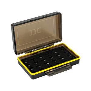 JJC h&aring;rt Minneskortsfodral f&ouml;r USB Flash Drive 20x Type-A & 4x Type-C