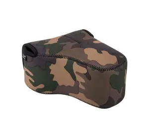 JJC OC-MC1 Kamerataske til systemkamera, camouflagegr&oslash;n