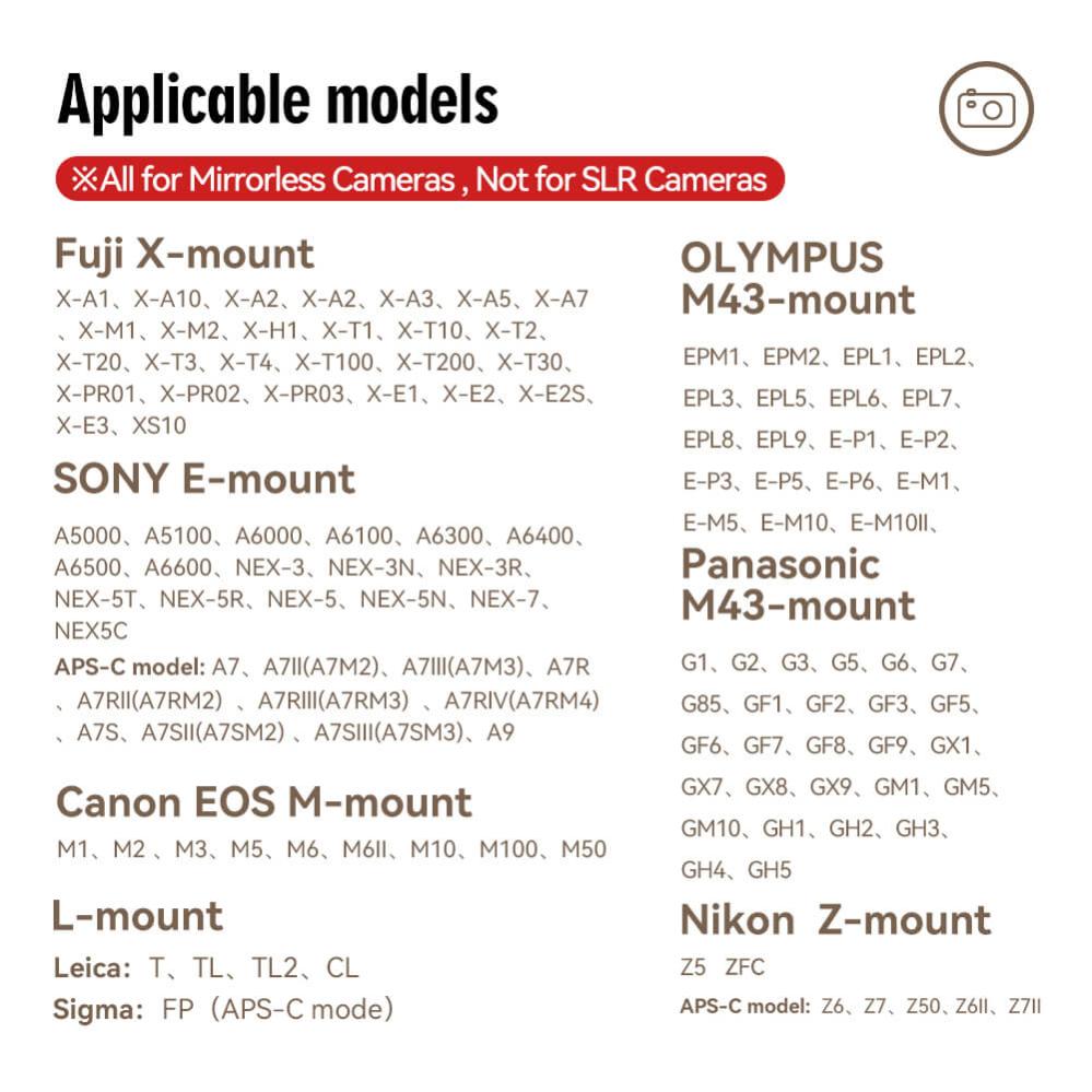TTArtisan 23mm f/1.4 APS-C objektiv för Fujifilm X Svart/silver
