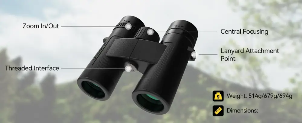 Svbony SV202 8x32 ED-kikkert – avanceret optik med høj lystransmission