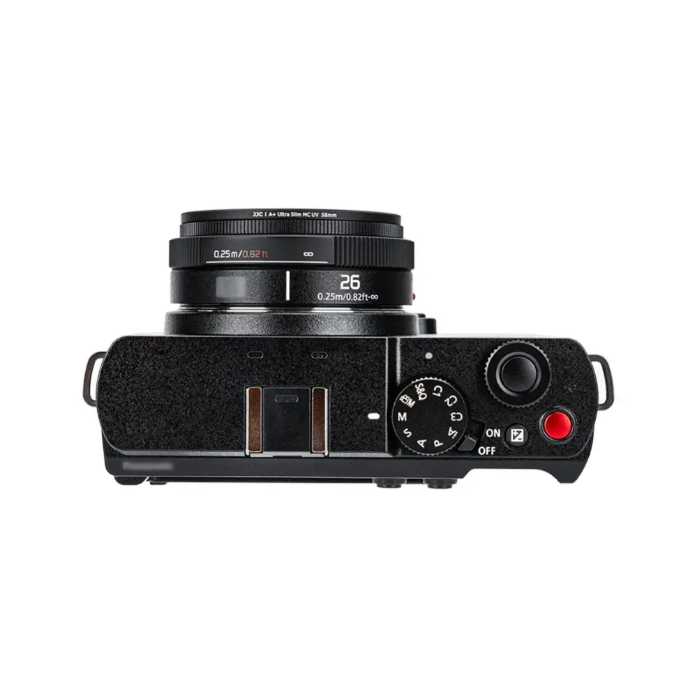 JJC 2-i-1 filteradapter 58 mm og objektivdæksel til Panasonic Lumix S 26 mm f/8