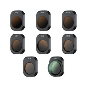 JJC filterpakke ND8 ND16 ND32 ND64 ND128 ND256 ND512 CPL til DJI Mini 4 Pro