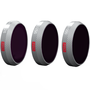 PGYTECH Super ND-filter (3-i-1) s&aelig;t til Mavic 2 Zoom: ND128 ND256 ND1000