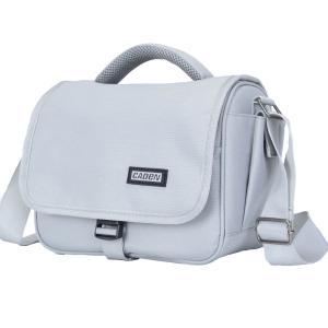 Caden Trendig gr&aring; Axelv&auml;ska f&ouml;r kameran 24x19x14cm