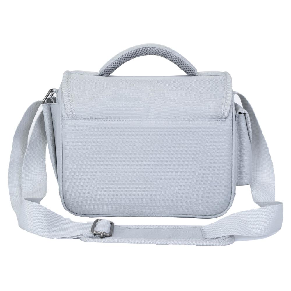 Caden Trendig grå Axelväska för kameran 24x19x14cm