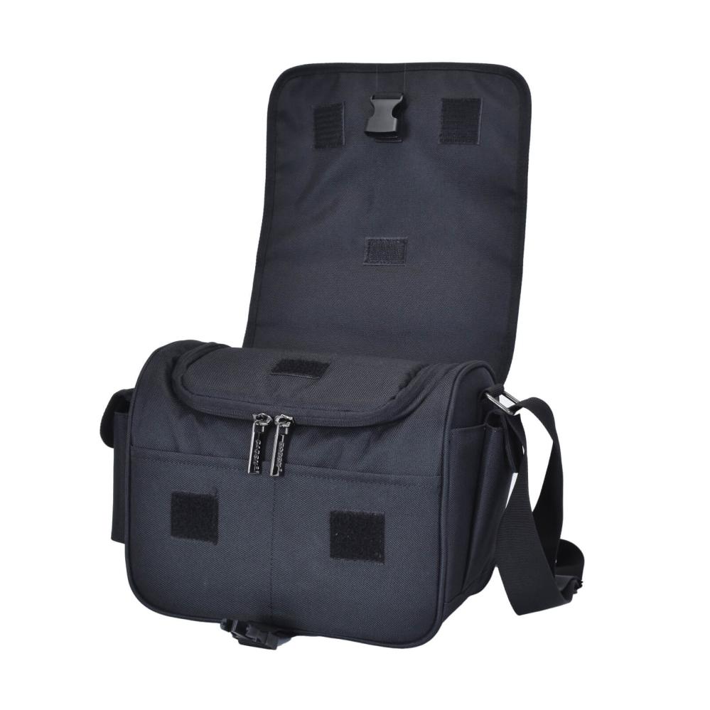 Caden Trendig grå Axelväska för kameran 24x19x14cm