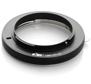 Kiwifotos Objektivadapter till Leica (R) f&ouml;r Olympus 4/3 kamerahus
