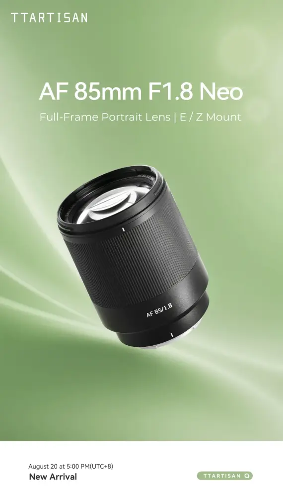 TTArtisan AF 85mm f/1.8 Neo til Sony E