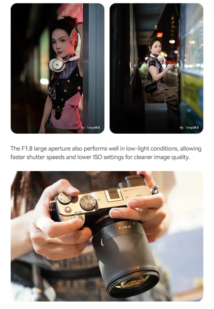 TTArtisan AF 85mm f/1.8 Neo til Sony E