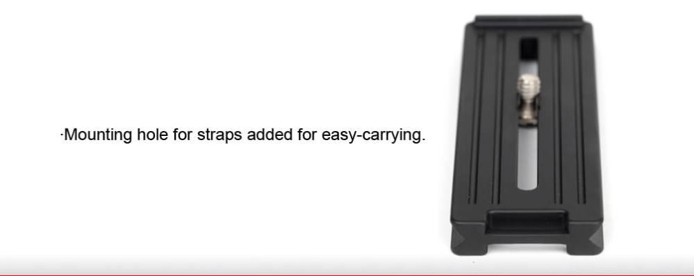 Sunwayfoto DPG-120DR Snabbplatta 120mm Arca Swiss med kantstöd