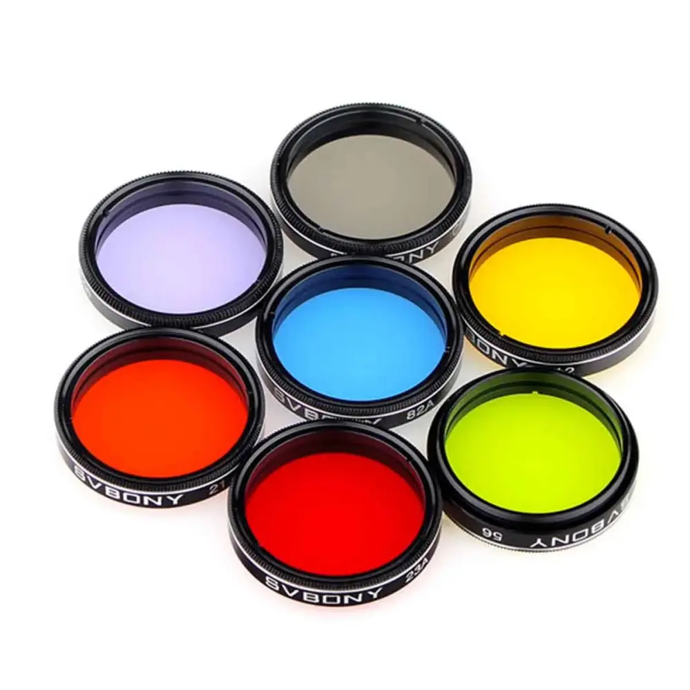 Svbony SV155 1,25 tuumaa 7-osainen suodatinsarja kuulle ja planeetoille