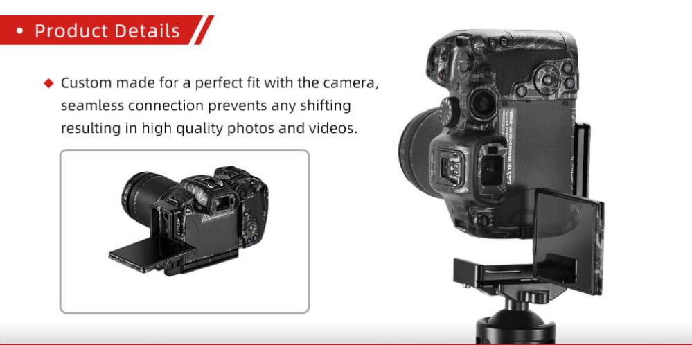 Sunwayfoto L-Bracket för Canon EOS R7