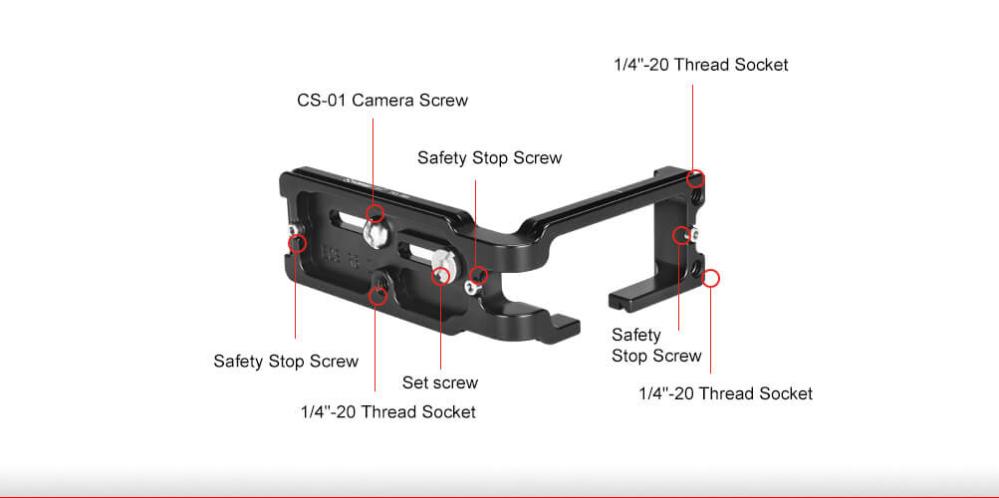 Sunwayfoto L-Bracket för Canon EOS R6 Mark II