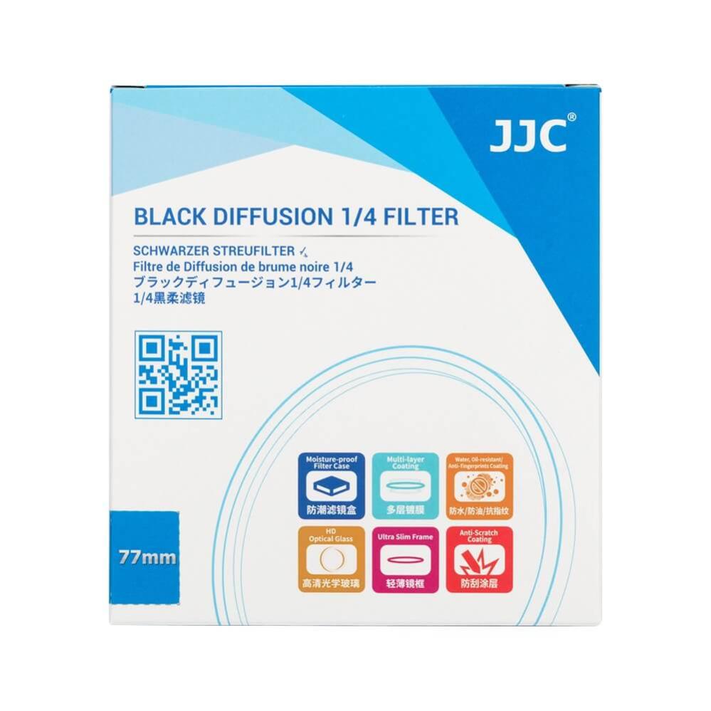 JJC Black Diffusion 1/4 filter – blød dis- og glødeffekt