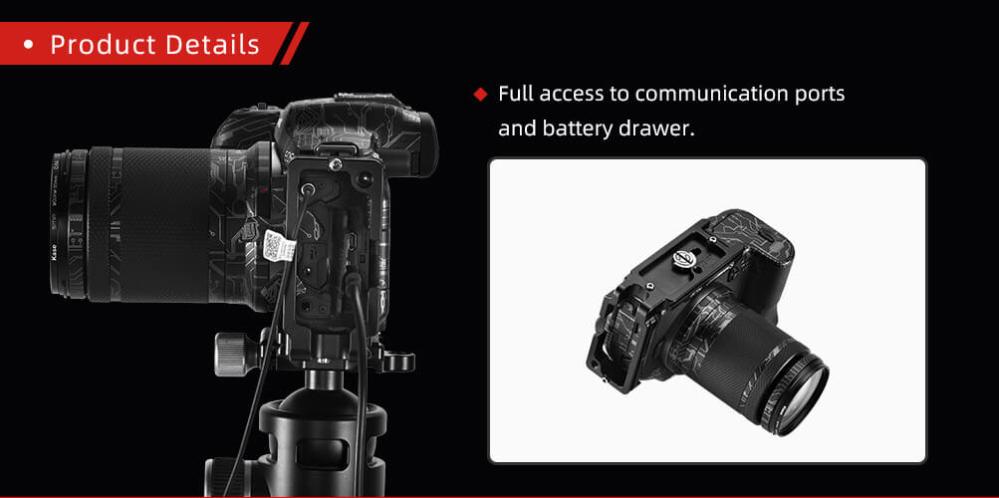 Sunwayfoto L-Bracket för Canon EOS R7