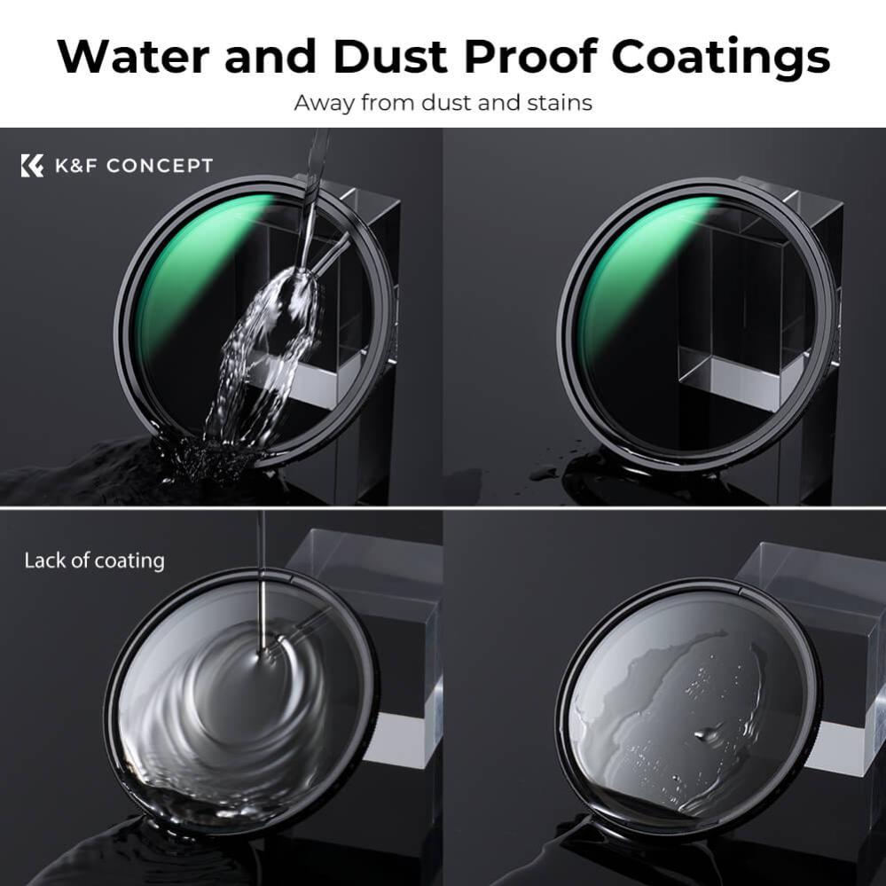 K&F Concept Magnetisk variabelt ND-filter ND2–ND32 1–5 stop