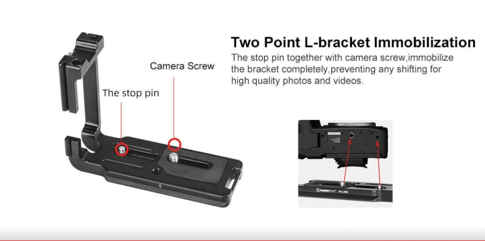 Sunwayfoto L-Bracket för Canon EOS R6 Mark II