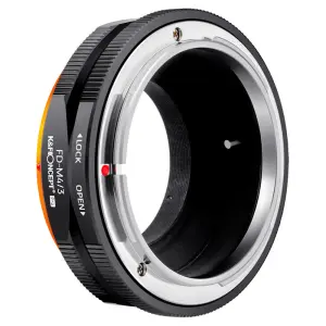 K&F Objektivadapter till Canon FD objektiv f&ouml;r Micro 4/3 kamerahus