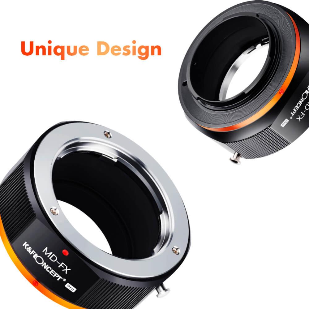 K&F Objektivadapter till Minolta MC MD objektiv för Fujifilm X kamerahus