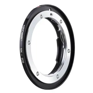 K&F Concept Objektivadapter till Nikon F objektiv f&ouml;r Canon EOS kamerahus
