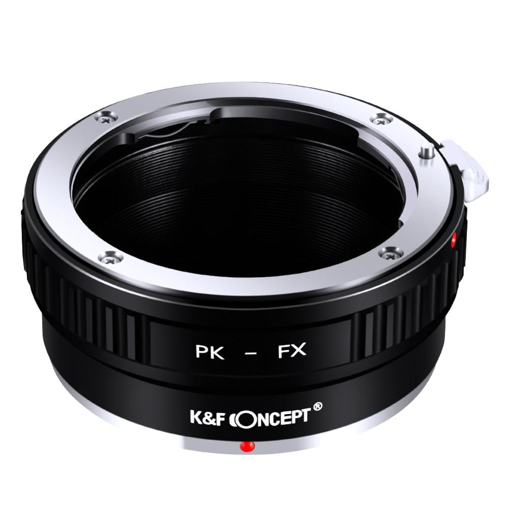K&F Concept Objektivadapter till Pentax K objektiv för Fujifilm X kamerahus