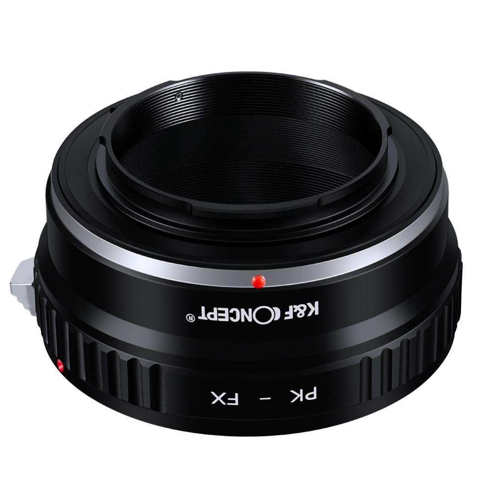 K&F Concept Objektivadapter till Pentax K objektiv för Fujifilm X kamerahus