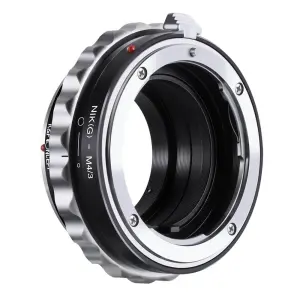 K&F Concept Objektivadapter till Nikon G/F objektiv f&ouml;r Micro 4/3 kamerahus
