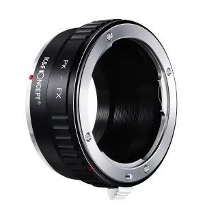 K&F Concept objektivadapter till Pentax K objektiv f&ouml;r Fujifilm X kamerahus