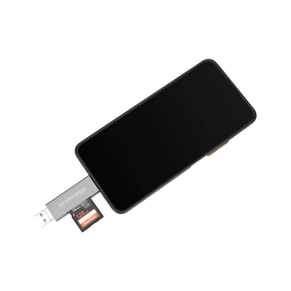 JJC CR-ULC1 Tri-Port Kortläsare för iOS och Android