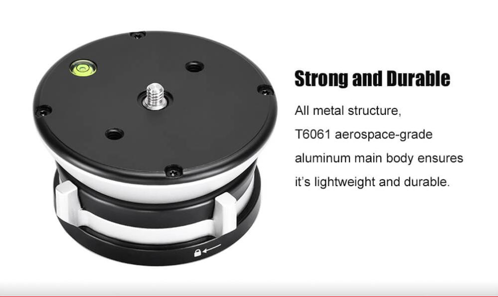 Sunwayfoto LB-90 Nivelleringshuvud 15 grader 25kg