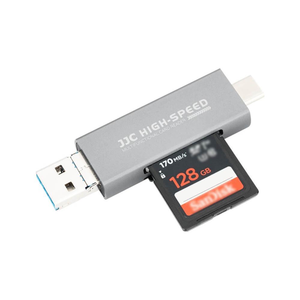 JJC CR-ULC1 Tri-Port Kortläsare för iOS och Android