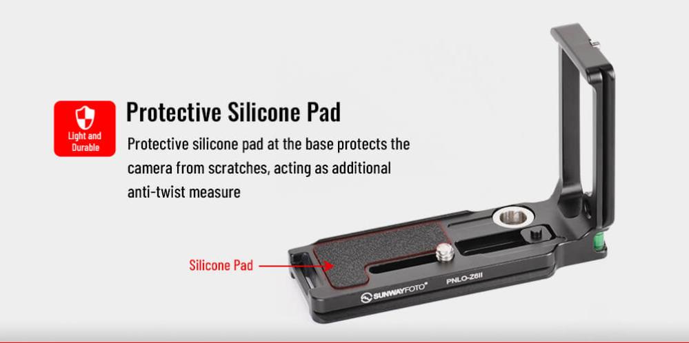 Sunwayfoto L-Bracket för Nikon Z6 II & Z7 II med QD-fäste