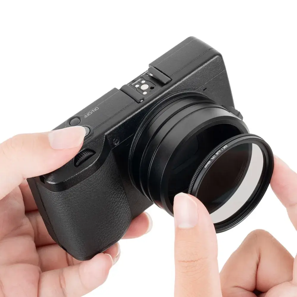 JJC AR-GR3B filteradapter 49 mm til Ricoh GR III & GR III HDF