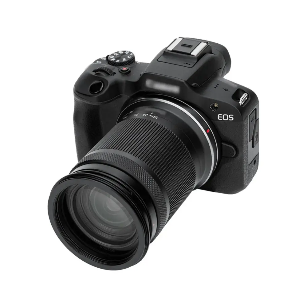 JJC LH-Q55 modlysblænde med adapterring – beskytter mod strølys og stød