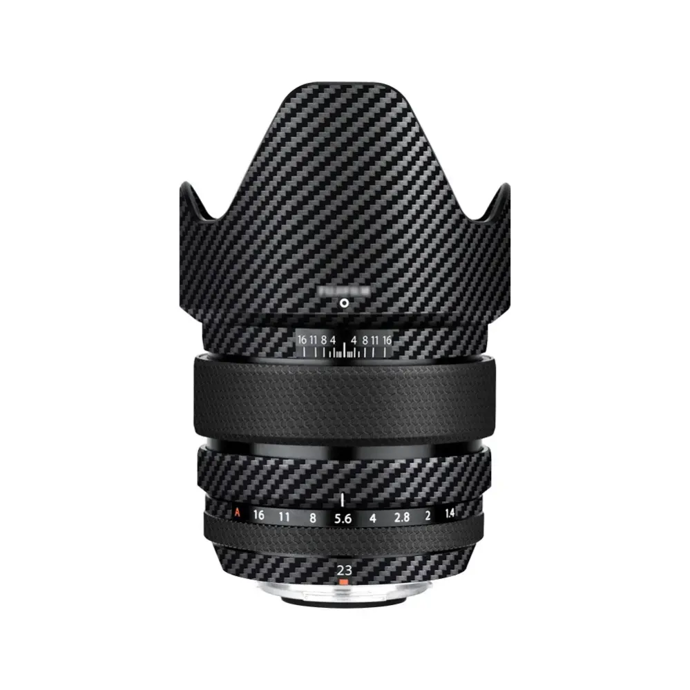 JJC Reptålig skyddsfilm (skin) i kolfiber för Fujifilm XF 23mm f/1.4 R