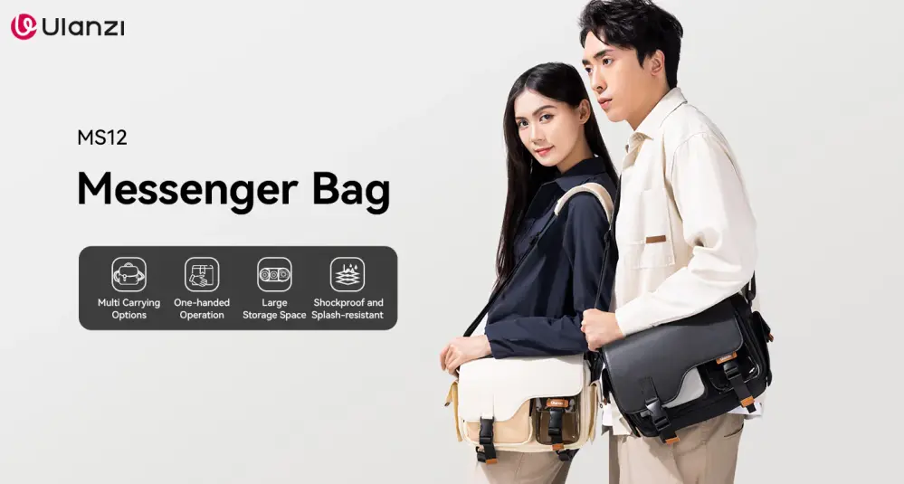 Ulanzi MS12 – vattentålig kameraväska 5,6L svart för foto & drönare