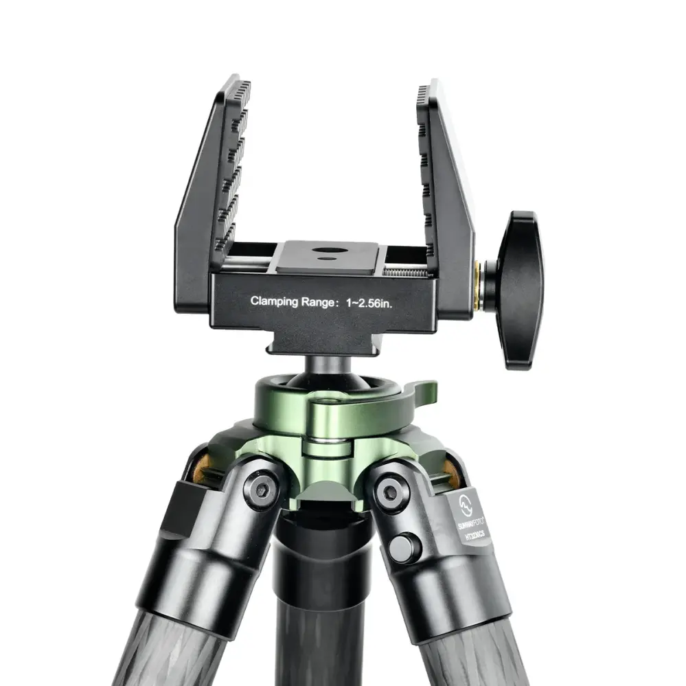 Sunwayfoto SM-76C Saddle Mount – kraftigt beslag til stativ med Arca-Swiss