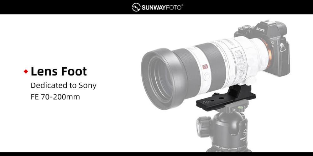 Sunwayfoto LF-S1 Stativfot för Sony FE 70-200mm