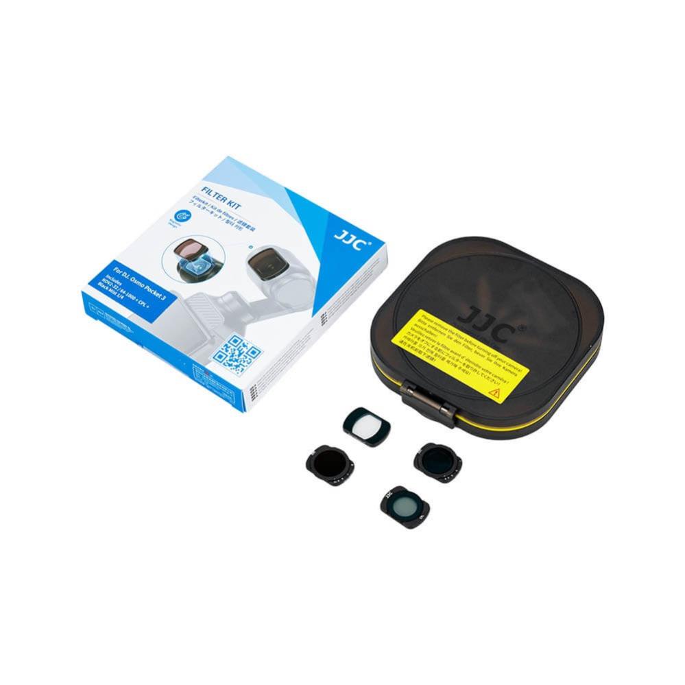 JJC filterpakke til DJI Osmo Pocket 3 – ND2–32, ND64–1000, CPL, Mist