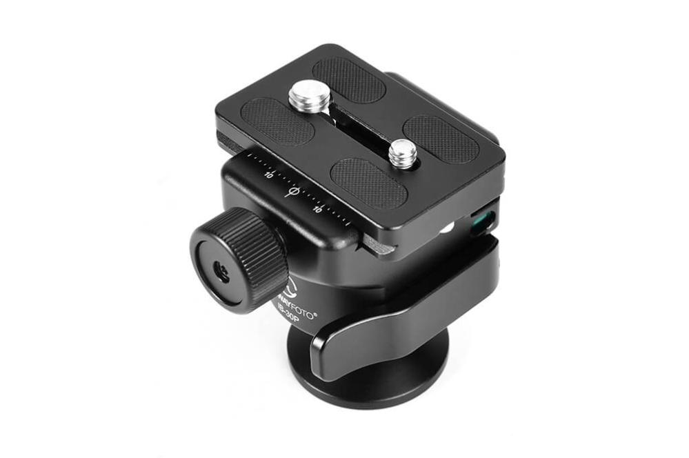 Sunwayfoto IB-30P Lågprofilskulled inverted med fäste Picatinny & Arca Swiss