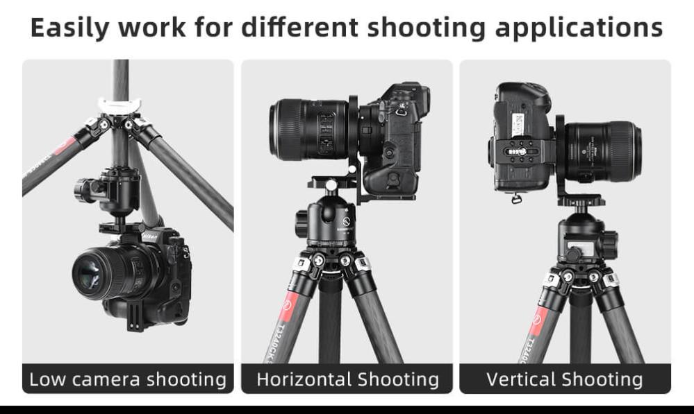 Sunwayfoto Objektivkrage för Nikon Z9 Arca Swiss platta