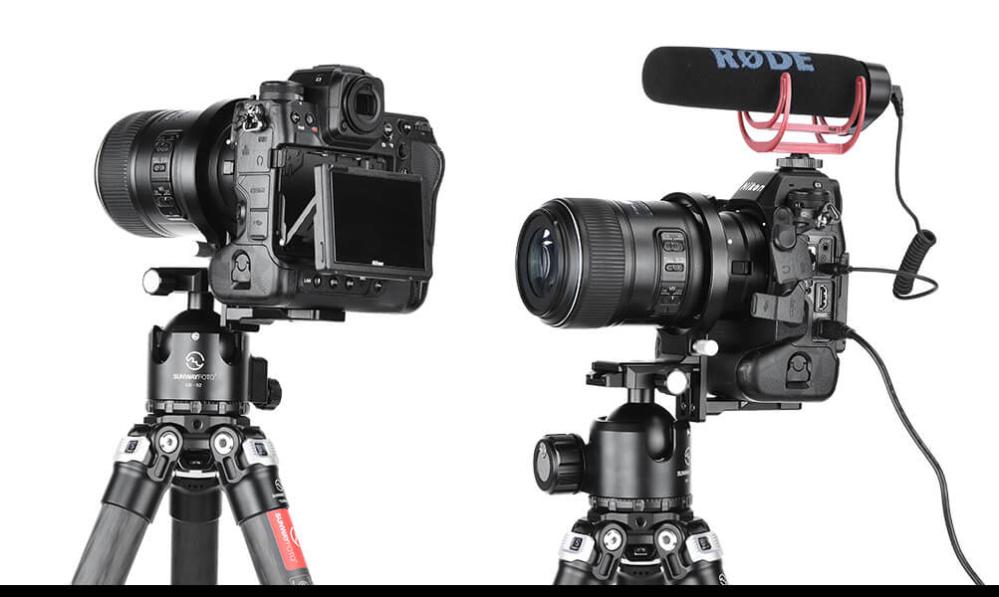 Sunwayfoto Objektivkrage för Nikon Z9 Arca Swiss platta