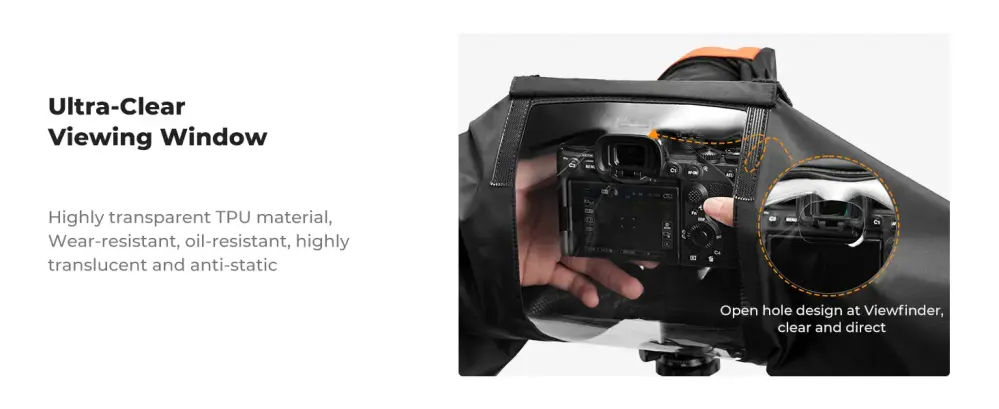 K&F Concept BR01 Regnslag til systemkamera